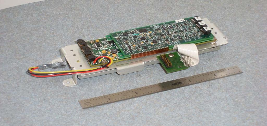 Fig. 1: DMON board set in glider-ready format The DMON is a set of two circuit boards capable of wide bandwidth acoustic recording and real-time detection.