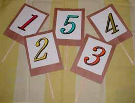 How to Develop Exercises 1. Number Quiz - With the children, think together about the image of each number. Draw the number on one piece of paper and imagine the item on the other piece of paper.
