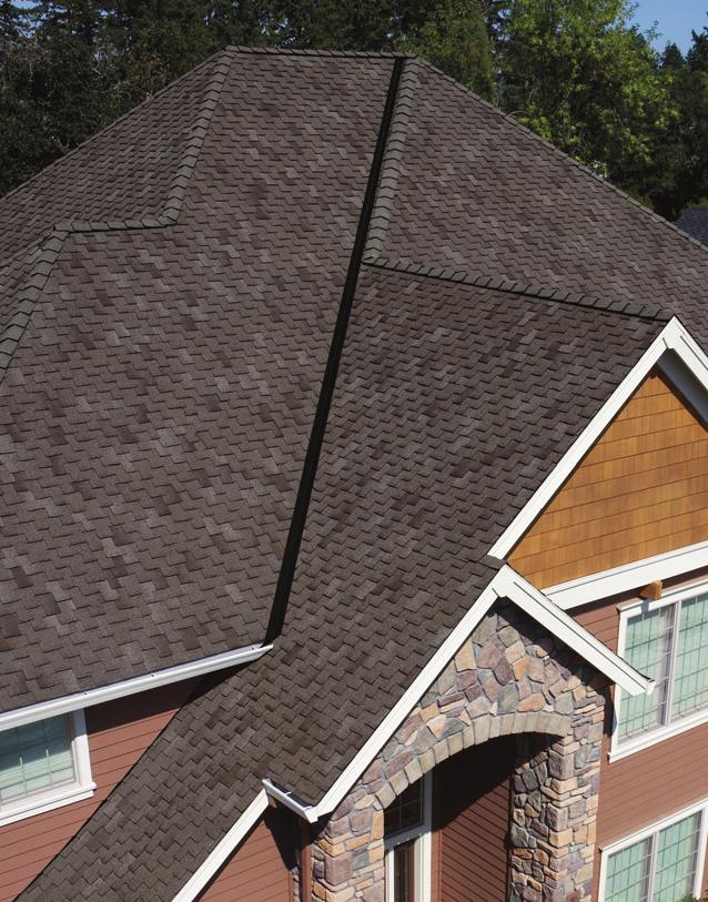 11 Woodmoor Shingles Steadfast Woodmoor shingles feature an extra-thick, three-dimensional appearance that evokes