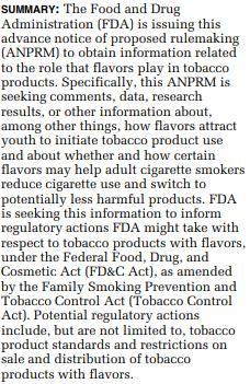 FDA Comprehensive Regulatory