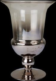 Glass Grey Vase