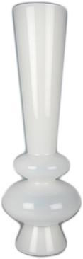 GLA073 Glass White Vase/