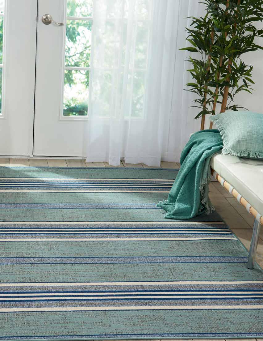 Each rug combines modern elegance with exceptional durability, and fits perfectly in high traffic areas from entryways to patios.
