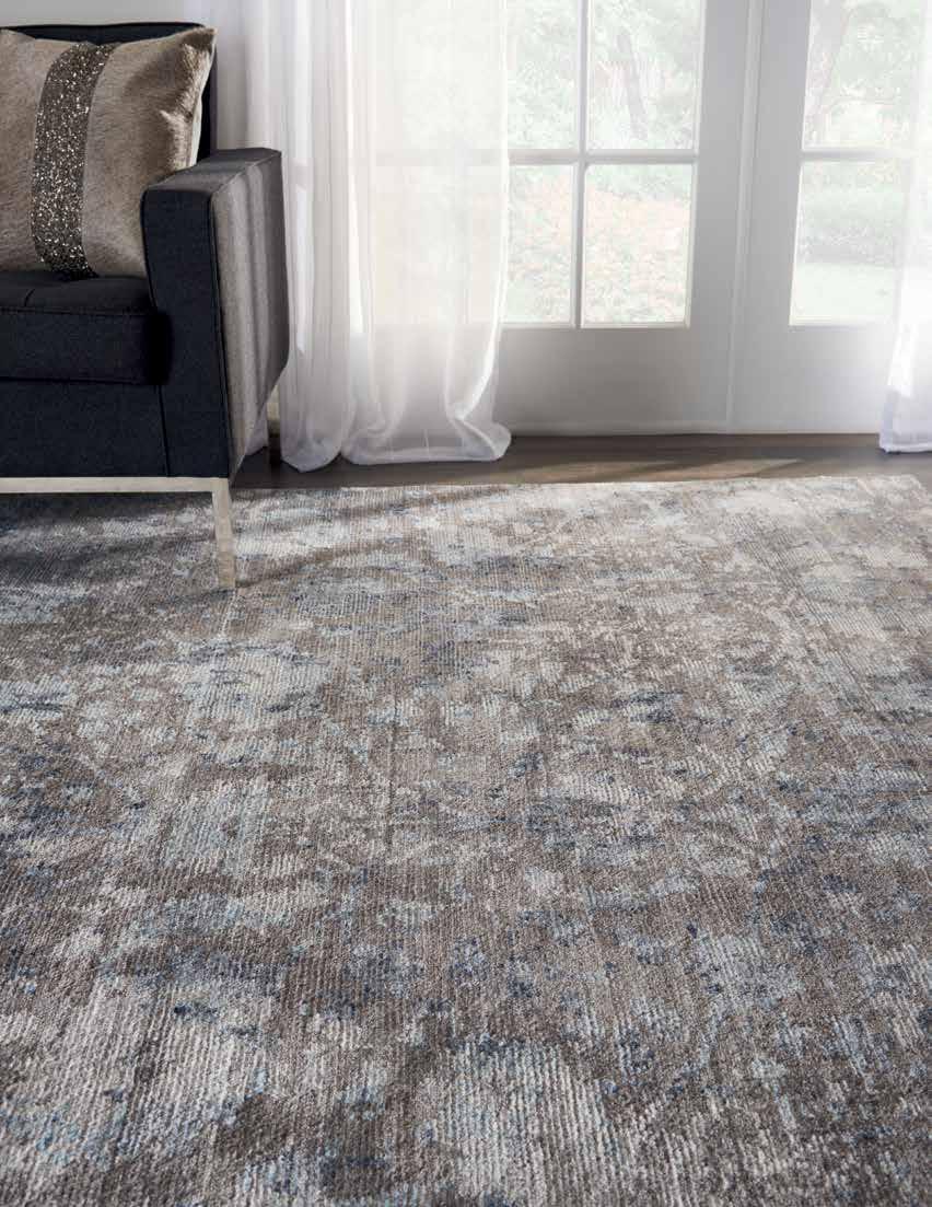 SHOWN LCN03 DOVE LUCENT COLLECTION Enticing transitional tones in gleaming variations of deepest grey create color excitement in