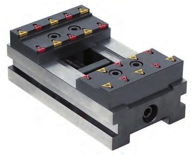 ST /22 -Axis Machine Tool High precision Self-centering clamping Application/customer benefits High precise -axis centric clamping vise Compact design for best accessibility Jaws with SinterGrip