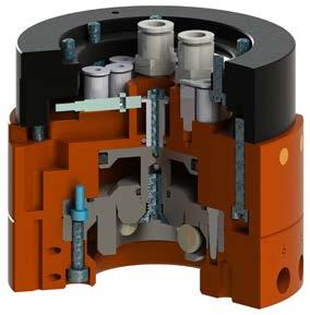 In some models, the bearing race or Tool plate body has integrated alignment holes or bushings. Other models, such as the QC-11HM Tool plate, have hardened steel alignment pins.