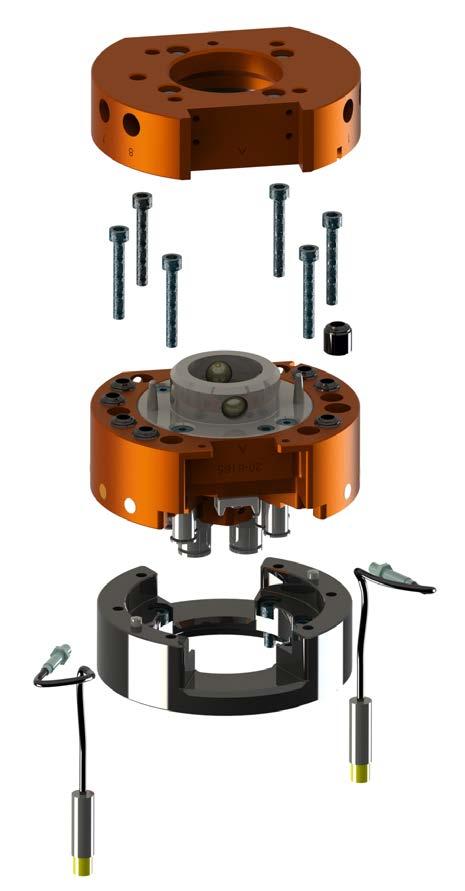 Manual, Hollow-Wrist Robotic Tool Changer, QC-11HM through QC-27HMl 8.3 Models QC-21HM Hollow-Wrist Serviceable Parts 4 1 3 2 5 Item No.