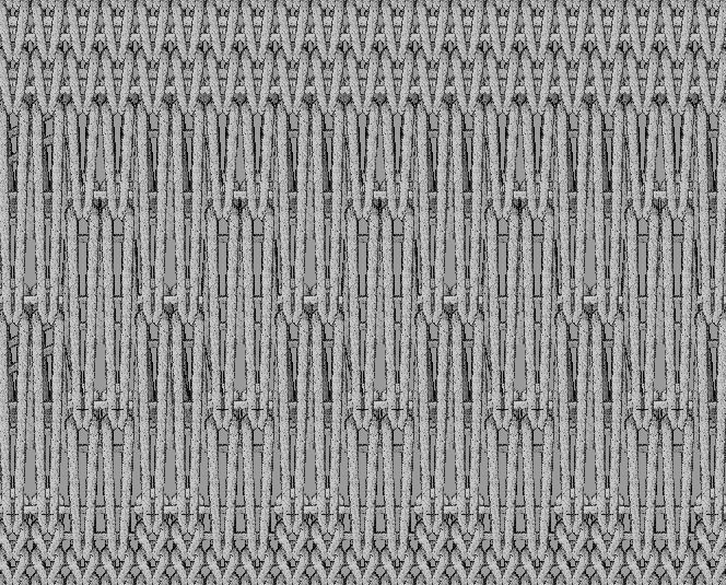 Figure 4. Caption of M1, tubular rib with elastic yarn With this moistures of knits is made the design calculations for each knitted structure (Table 1).