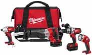 4 lbs (w/battery) M18 6 ½ Circular Saw - 2630-20 (Bare Tool) COMBO KITS *Works on all Milwaukee 18V slide-on batteries, LITHIUM-ION or NiCd. Pack & Charger Sold Separately.