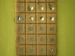 bubbles, soldering quality, 2048 pads prototype