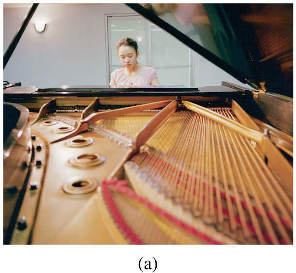 12-4 Sources of Sound: Vibrating Strings and Air Columns A piano uses both methods to cover its more than