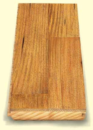 The Right Choice. On some wooden floors the hardwood is only skin-deep. On others there s no wood at all. 3 MM HARDWOOD VENEER. 9 MM SOFTWOOD. Not all wooden floors are the same.