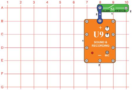 Turn the lower knob on the sound & recording IC (U9) to adjust the pitch (frequency) of the tone. Project #6 Not So Simple Sounds OBJECTIVE: To make sounds electronically.
