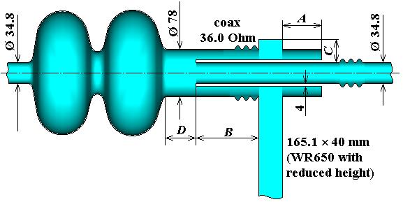 Cornell ERL: Waveguide - coaxial