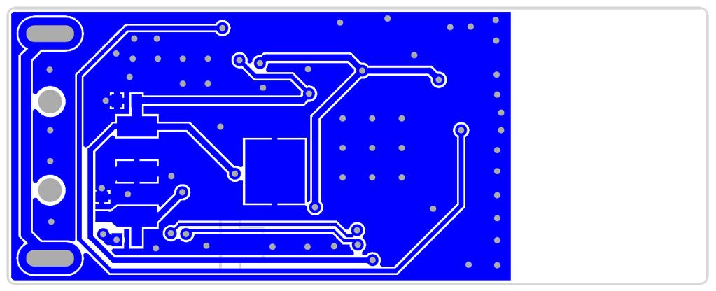 Fig 9. QN9080 USB dongle PCB layout bottom layer For more information about the PCB design, contact your local NXP representative. 2.