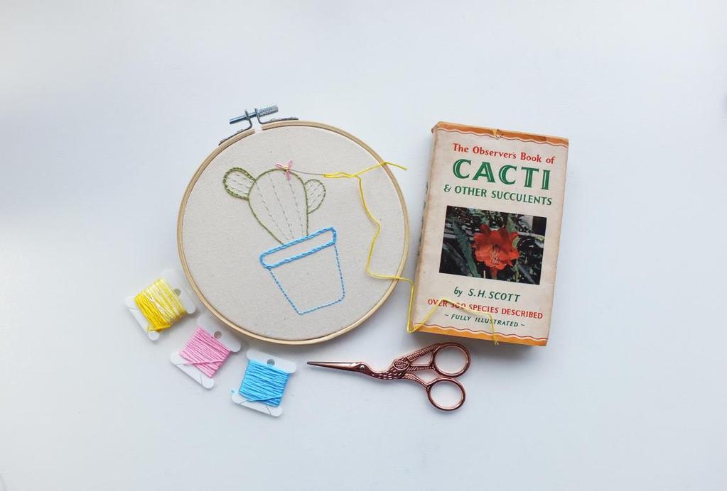 Suitable for beginners Embroidered Pendant In this workshop you will learn the basics of hand embroidery.