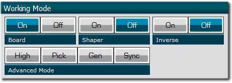 Inverse button to Off unless you need to invert the output signal