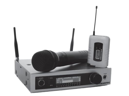 Trantec S5 Wireless Microphone Series QUICK