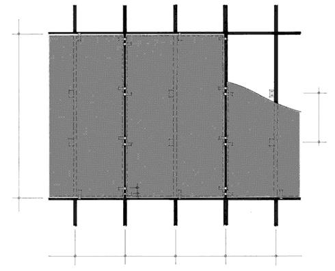 Bracket Positioning for Panels Not Exceeding 36 in Width Maximum Panel