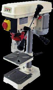 DRILL PRESSES JDP-8L JDP-10L DRILL PRESSES JDP-8L DRILL PRESS Machined cast iron work table and base 13 mm drilling capacity in steel Powerful 350W induction motor Timed V-belt for quiet operation