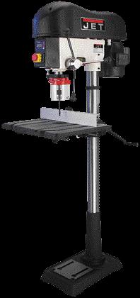 DRILL PRESSES JDP-2800VS Telescopic fence with work stop and dust collection port DRILL PRESSES Cross laser for easy operation standard JDP-2800VS VARIABLE SPEED DRILL PRESS Precisely machined cast