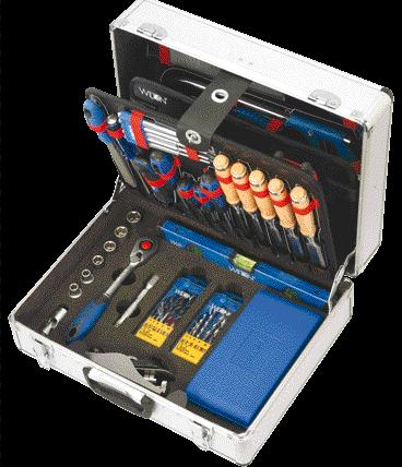 TOOLBOX WILTON WILTON 133 PIECES WOODY, WOODWORKING ALU TOOLBOX Assorted WILTON quality handtools for woodworkers in a robust aluminium alloy box