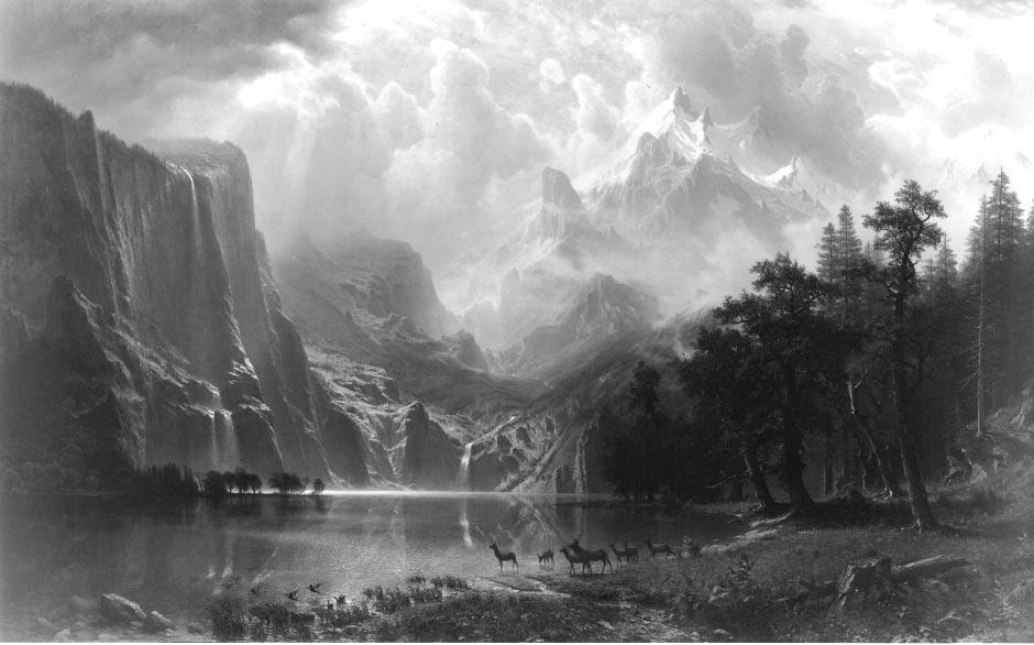 ACTIVITY PAGE 1C Albert Bierstadt Among the Sierra Nevada Mountains,
