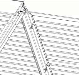 Skylight Roof Panels (JC) can be inserted into any of the center Roof sections. See Assembly Tip #11 (above).