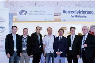 Zurich - At the 29th AGA Congress: from left to right: Dr. A. Ficklscherer, Dr. P. Skowronek, N. Najihi, Dr. D. Popescu, Dr. G. Zanon, Prof.