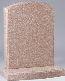NS09 All Polished Butterfly Blue Granite with polished rebates which run down each side of this memorial. The base has one centre hole for a flower container. NS10 All Polished Xiamen Pink Granite.