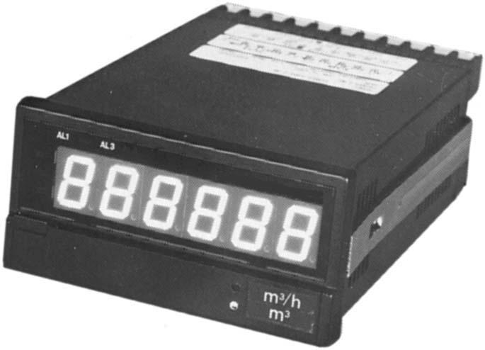 No. SS2-PCM100-0100 Multifunction-Panelmeter Model PCM13 OVERVIEW The PCM13 multifunction-panelmeter receives analog and pulse outputs from flowmeters, pressure gauges, photoelectric switches, etc.