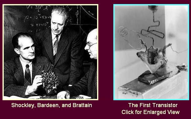 1947, Bell Labs (Nobel in 1956)
