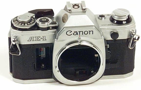 First microprocessor in a camera Canon AE-11976 Japanese take