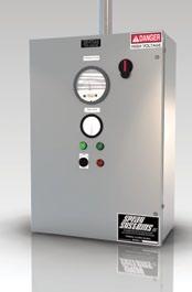 reverse-pulse jet cleaning system. The pulse cycles are controlled by timer and sequence card.