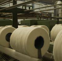 For example, 10,000 kilograms of cotton lint is used to spin 9,090 kg of carded cotton yarn (BCI assumes there is a 10% material loss during spinning of carded cotton yarn on average).