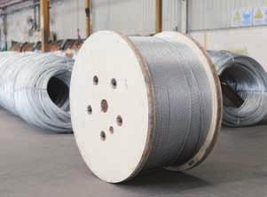 Wire Strands Stay Wire Stay Wires are galvanized steel wire strands that are used for sustaining mechanical load.