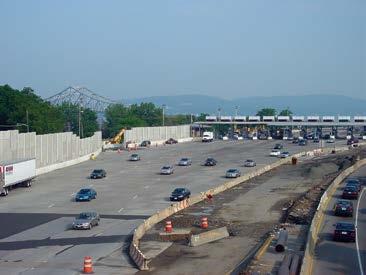 Closures on this project were necessary to allow installation of new JPrCP and were arranged on a nightly basis over a period of approximately two years while the entire bridge was open to traffic