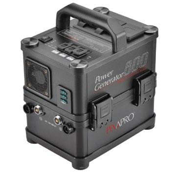 PIXAPRO PowerGenerator 800 PIXAPRO PowerGenerator 800 The PowerGenerator 800 is a lithium-ion powered