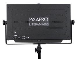 PIXAPRO LiTEBANK 455 The PIXAPRO Litebank 455 is a daylight balanced professional fluorescent light bank which is robust and easy to