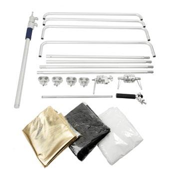any brands of stands. PIXAPRO Reflectors, Reflector Arms & Diffusers *Reflector and Stand Not Included.