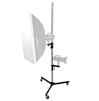 PIXAPRO Lighting Stands Air-Cushioned Stands With Interchangeable Spigots PIXAPRO 190cm Lightweight Stand 300cm Stand Min. Height: 90cm Max.