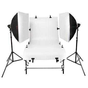 Weight 12kg Our Light tents are made of durable, translucent white nylon fabric which will give you soft even lighting.