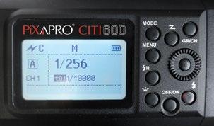 High Speed Sync Mode The PIXAPRO CITI600 TTL features a High Speed