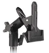 Reflector/Background Clamp Attaches to any standard light stand with a 5/8in spigot.