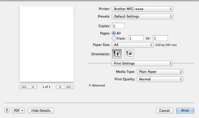 Imprimarea şi trimiterea şi primirea faxurilor Setările de imprimare 6 Puteţi modifica setările selectând una dintre ele din lista Print Settings (Setări de imprimare): 6 Media Type (Tip media)