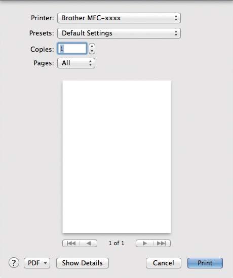 Imprimarea şi trimiterea şi primirea faxurilor (În cazul versiunilor de la OS X v10.7.x până la v10.8.