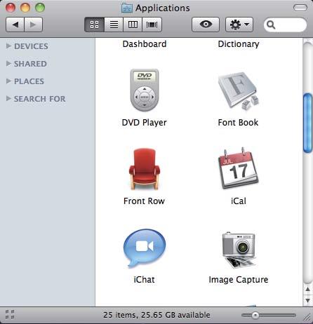 Scanarea Scanarea unui document utilizând driverul ICA (Mac OS X 10.6.x sau o versiune mai recentă) 9 Puteţi scana un document utilizând driverul ICA.