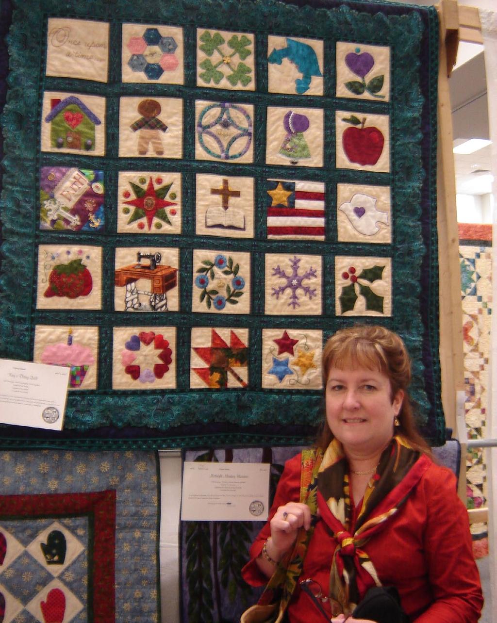 Kay B. There was a quilt shop where she lived called the Quilters Cupboard that featured wonderful quilt classes.