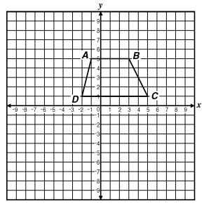 106. The coordinates of triangle ABC are A(5,4), B(3,4) and C(1,1).