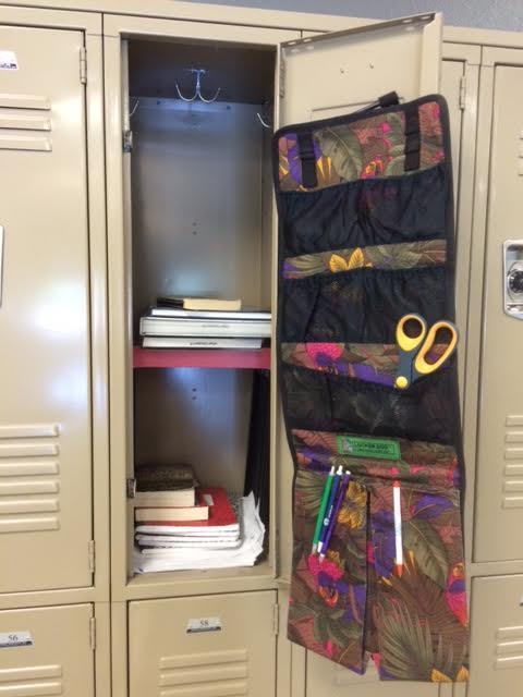 (Let s be honest many of Marisol s friends lockers were as disorganized as hers.) One friend had a brightly colored shelf and a cloth hanging that she had purchased at a department store.
